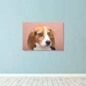 Beagle Canvas Afdruk (Insitu (Houten vloer))