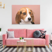 Beagle Canvas Afdruk (Insitu (Woonkamer))