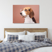 Beagle Canvas Afdruk (Insitu (Slaapkamer))