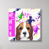 Beagle Canvas Afdruk (Voorkant)