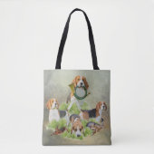 Beagle canvas tas (Voorkant)