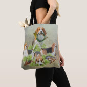 Beagle canvas tas (Dichtbij)