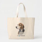 Beagle Canvas tas (Voorkant)