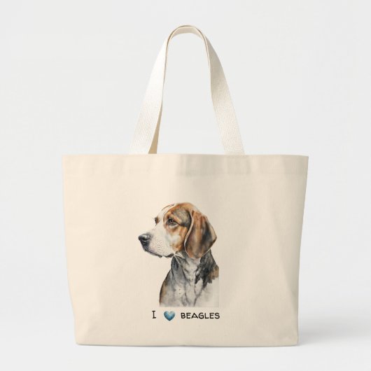 Beagle Canvas tas (Voorkant)