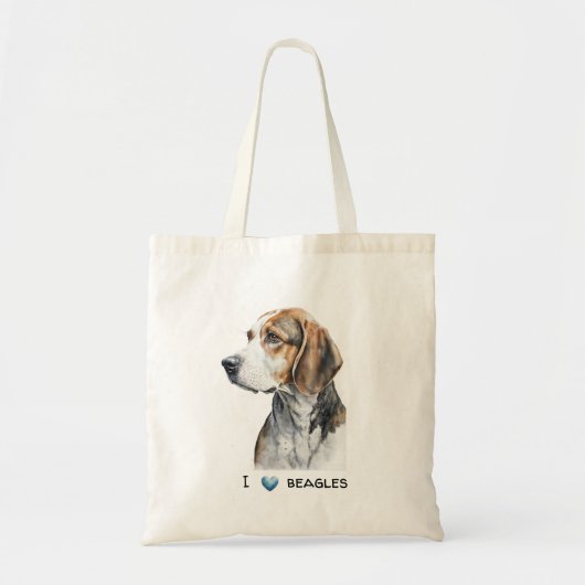  Beagle Canvas tas (Voorkant)