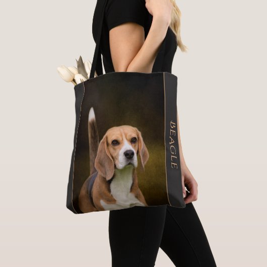 Beagle Canvas tas (Dichtbij)