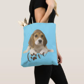 Beagle canvas tas (Dichtbij)