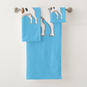 Beagle cartoon bad handdoek (Insitu)