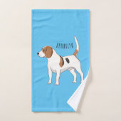 Beagle cartoon bad handdoek (Handdoek)