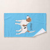 Beagle cartoon bad handdoek (Handdoek)
