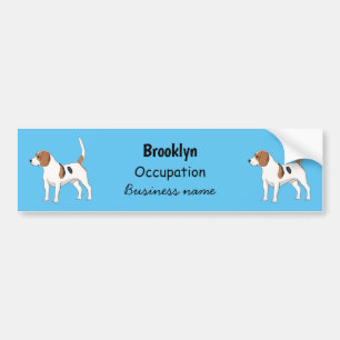 Beagle cartoon bumpersticker