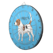 Beagle cartoon dartbord (Voorkant Rechts)