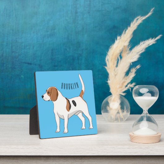 Beagle cartoon fotoplaat (Insitu)