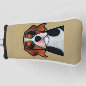 Beagle - Cartoon Golf Head Hoesje Golfheadcover (Voorkant)