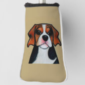Beagle - Cartoon Golf Head Hoesje Golfheadcover (Draai 90)