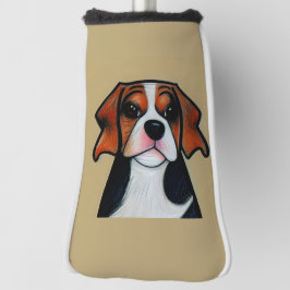 Beagle - Cartoon Golf Head Hoesje Golfheadcover