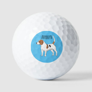 Beagle cartoon golfballen