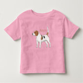 Beagle cartoon kinder shirts (Voorkant)