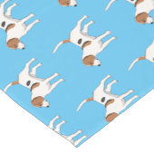 Beagle cartoon korte tafelloper (Hoek)