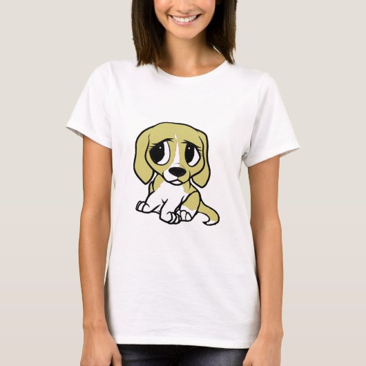 beagle cartoon lemon t-shirt (Voorkant)