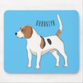 Beagle cartoon muismat (Voorkant)