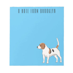 Beagle cartoon notitieblok