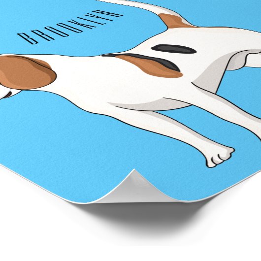 Beagle cartoon poster (Hoek)