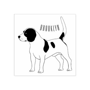 Beagle cartoon rubberstempel