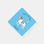 Beagle cartoon servet (Hoek)