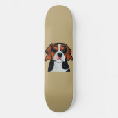 Beagle - Cartoon skateboard (Voorkant)