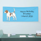 Beagle cartoon spandoek (Beurs)