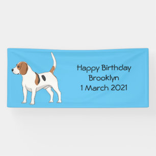 Beagle cartoon spandoek