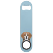 Beagle cartoon speed flessenopener (Voorkant)