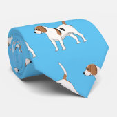 Beagle cartoon stropdas (Opgerold)