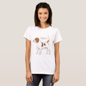 Beagle cartoon t-shirt (Voorkant volledig)