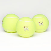 Beagle cartoon tennisballen (Multi)