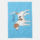 Beagle cartoon theedoek (Verticaal)