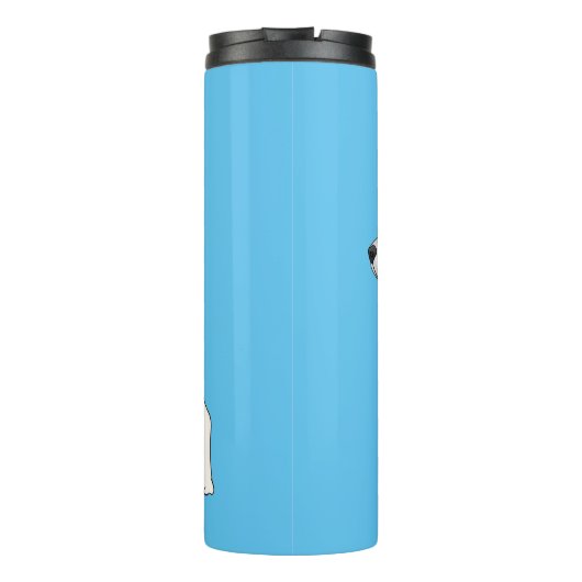 Beagle cartoon thermosbeker (Achterkant)