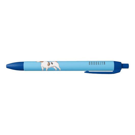 Beagle cartoon zwarte inkt pen (Bodem)