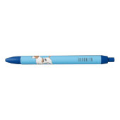 Beagle cartoon zwarte inkt pen (Voorkant)