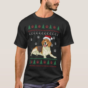 Beagle Cattle - Kerstmis Ugly Sweater Dog-programm T-shirt