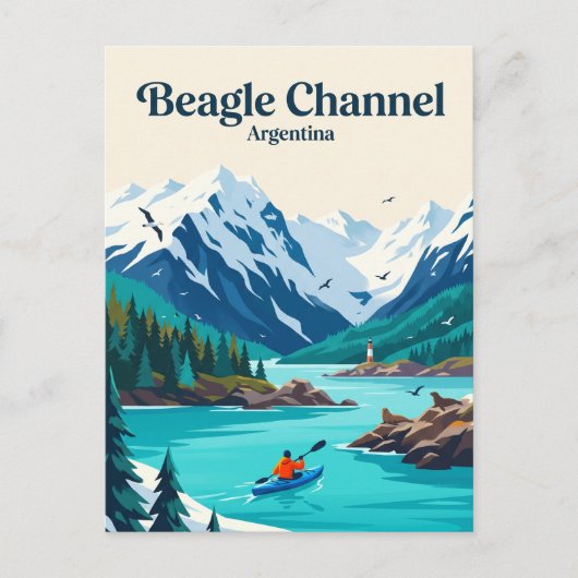 Beagle Channel Argentinië Briefkaart (Voorkant)