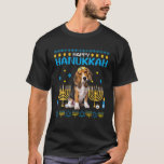 Beagle Chanukah Jewish Ugly Hanukkah Sweater Pajam T-shirt<br><div class="desc">Beagle Chanukah Jewish Ugly Hanukkah Sweater Pajama</div>