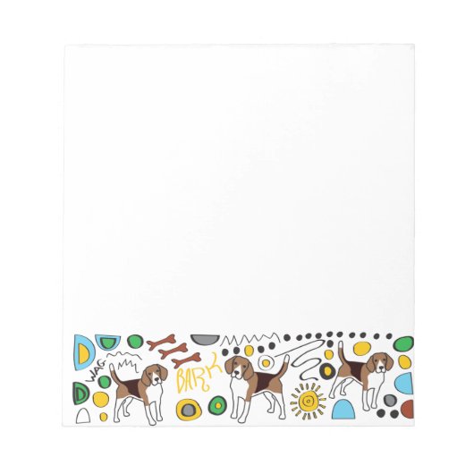 BEAGLE CHAOS Memo Pad Notitieblok (Voorkant)