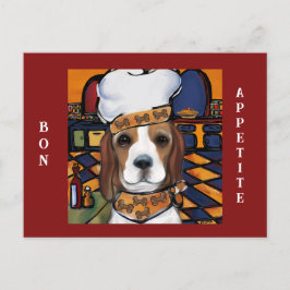Beagle Chef Briefkaart