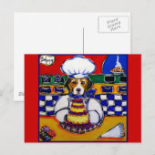 Beagle Chef Briefkaart (Voorkant / Achterkant)
