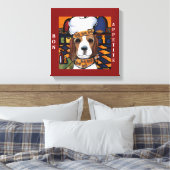 Beagle Chef Canvas Afdruk (Insitu (Slaapkamer))