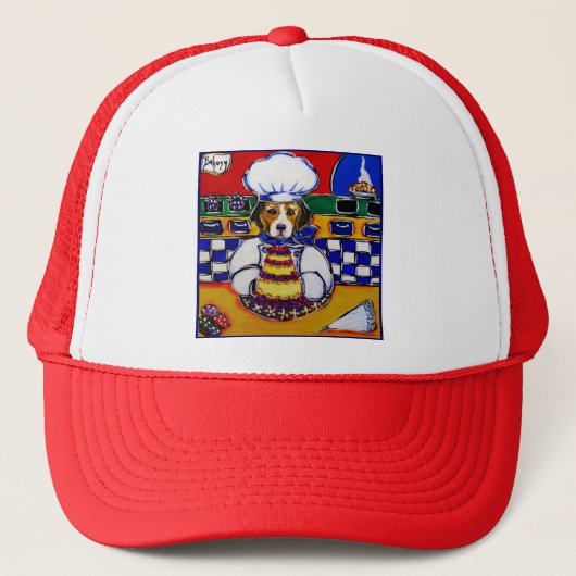 Beagle Chef Trucker Pet (Voorkant)