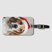 Beagle Christmas Bagagelabel (Voorkant (horizontaal))