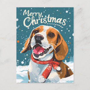 Beagle Christmas Briefkaart